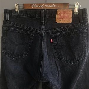 Vintage Levi’s 501 Made in USA 34x34 Black Jeans